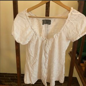 White Linen Reformation Top